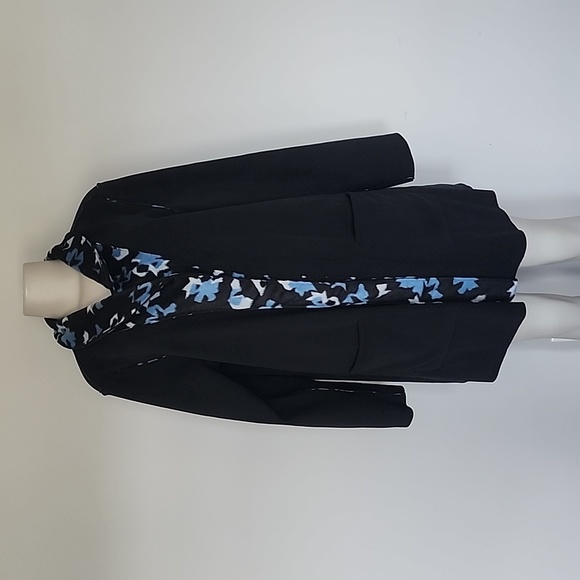 LOGO Lori Goldstein black reversible jacket-L - Picture 5 of 5